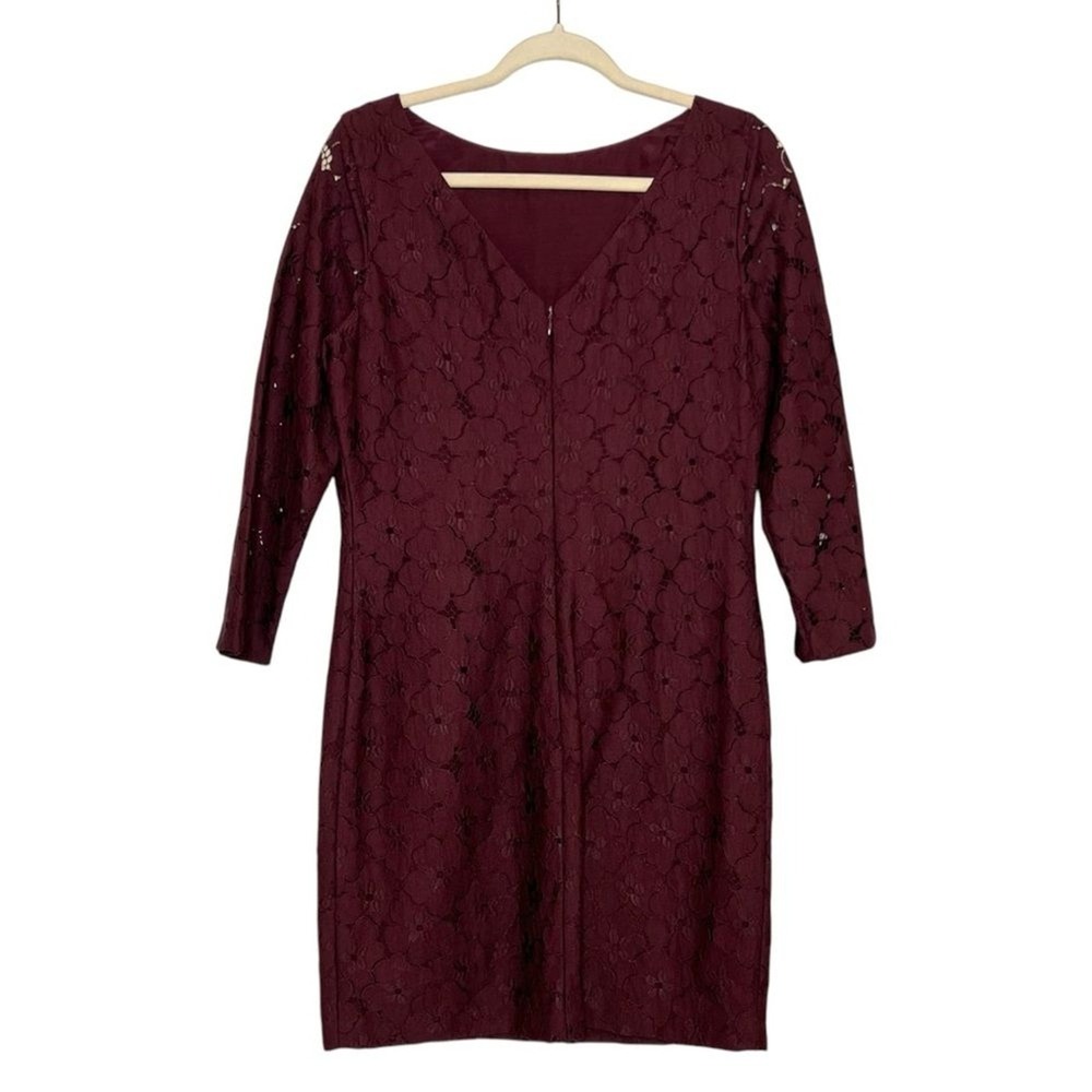 DIANE von FURSTENBERG Sarita Flower Lace Mini Dress. Size 10 - Picture 6 of 11
